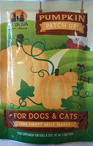 Weruva Pumpkin Patch Up!, Pumpkin Puree Pet Food Supplement for Dogs &amp; Cats, 2.80oz Pouch (Pack of 12) (B00NMQ0W70)