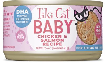 Baby chicken &amp; salmon