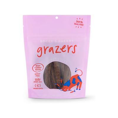 Bocces Bakery 24562977 4 oz Grazers Beef &amp; Carrot Jerky for Dogs
