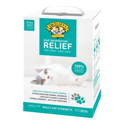 Dr. Elsey s Precious Cat Respiratory Relief Cat Litter  20-lb