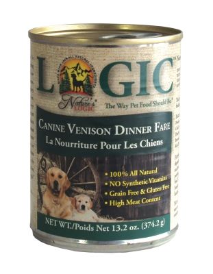 Nature's Logic Canned Food - Venison - 12 x 13.2 oz