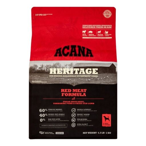 ACANA Red Meat Recipe Dry Dog Food - 4.5 Lb Bag