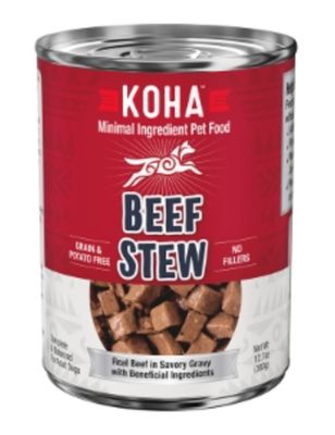 KOHA DOG GRAIN FREE BEEF STEW 12.7OZ