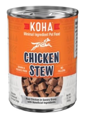 KOHA DOG GRAIN FREE CHICKEN STEW 12.7OZ
