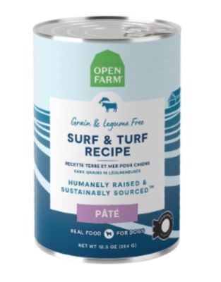 OPEN FARM DOG GRAIN FREE SURF &amp; TURF 12.5OZ