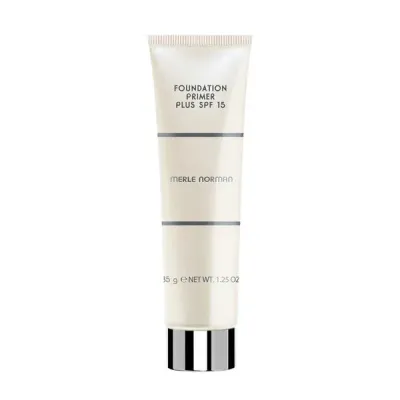 Merle Norman Foundation Primer Plus SPF 15 on a white background