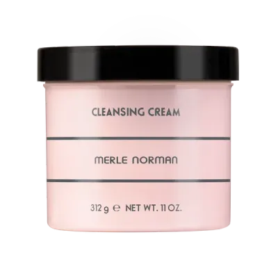 Merle Norman Cleansing Cream on a white background. 
