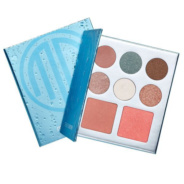 Merle Norman Make Waves Eye & Cheek Palette on white background.