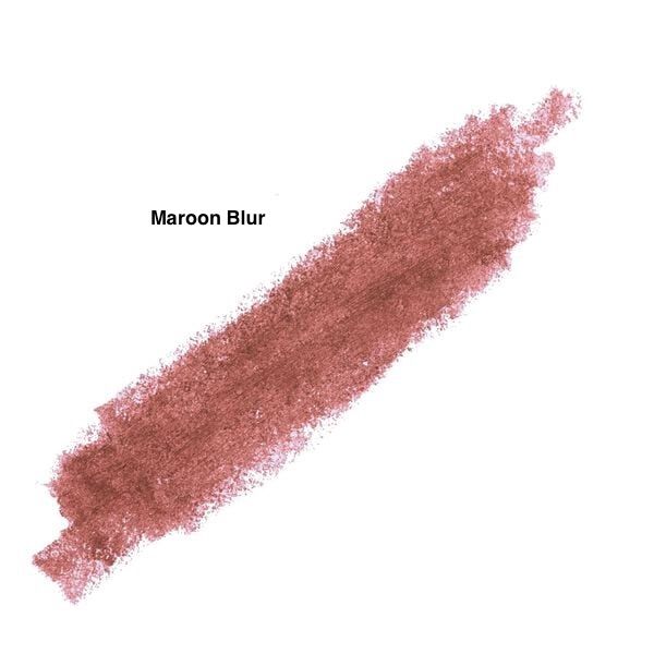 Merle Norman Soft Blur Lipstick in Maroon Blur shade.