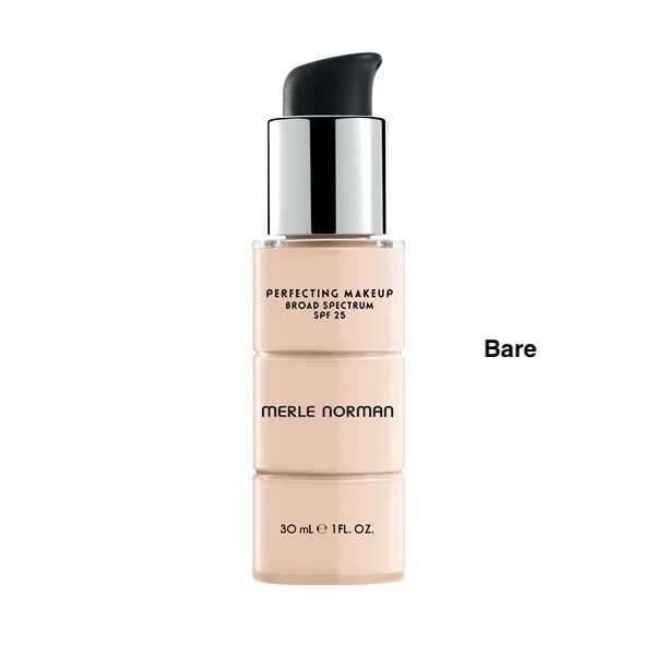 Merle Norman Perfecting Makeup Broad Spectrum SPF 25 in the Bare shade.