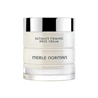 Merle Norman Ultimate Firming Neck Cream on a white background.