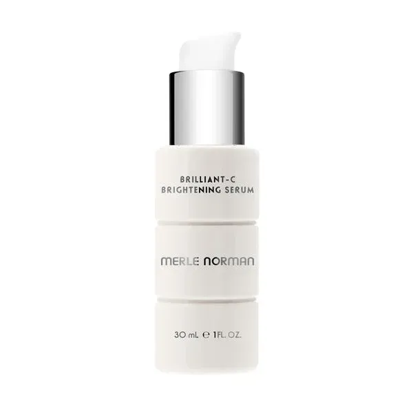 Brilliant-C Brightening Serum Merle Norman Brilliant-C Brightening Serum Botttle on a white background.