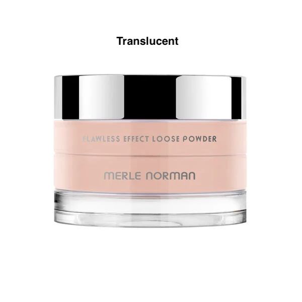 Merle Norman Flawless Effect Loose Powder in Translucent shade.