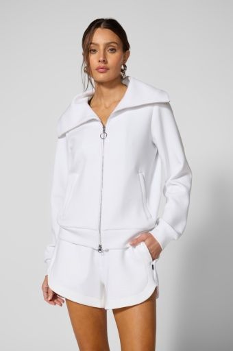 DREAMWEAVE OVERSIZED JACKET, Colour: BRILLIANT WHITE, Size: XSREG