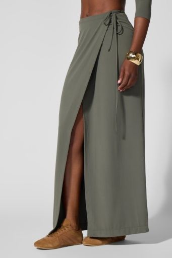 CLOUD FITTED WRAP SKIRT