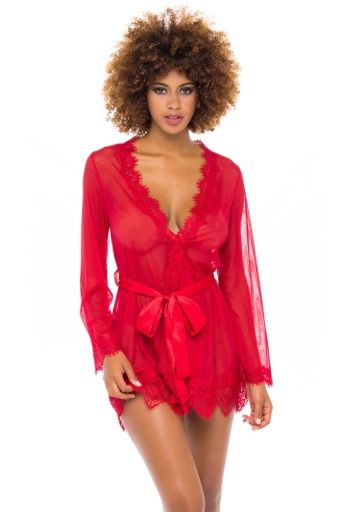 Provence Short Sheer Robe
