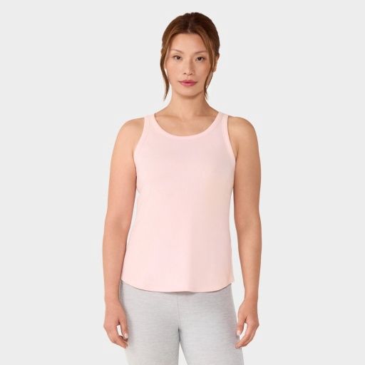 Relaxed Rib Tank Ballet Pink, Colour: BALLET PINK, Size: Medium