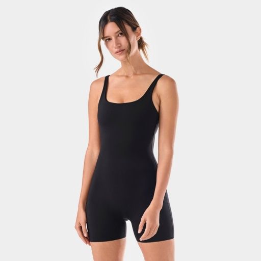 Short Bodysuit Ebony, Colour: EBONY, Size: XSmall