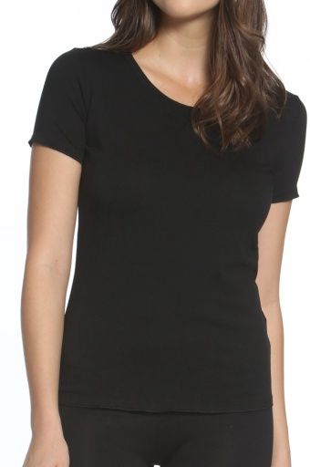 BEYOND THE BASICS SHORT SLEEVE CREW NECK TEE, Colour: BLACK, Size: Small