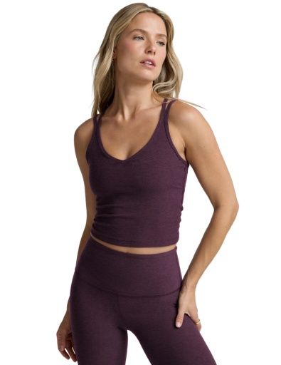 SPACEDYE GET ACROSS TANK, Color: Eggplant Purple, Size: Small