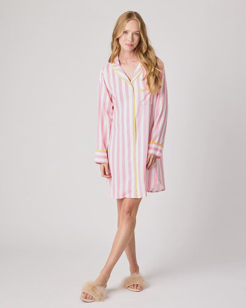 Retro Stripe Sleep Shirt