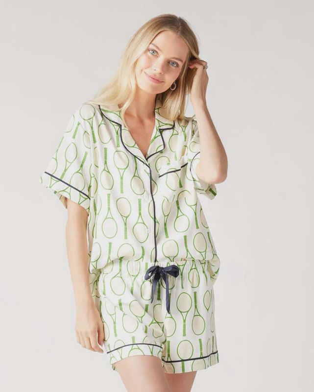TENNIS TIME PAJAMA SHORT SET
