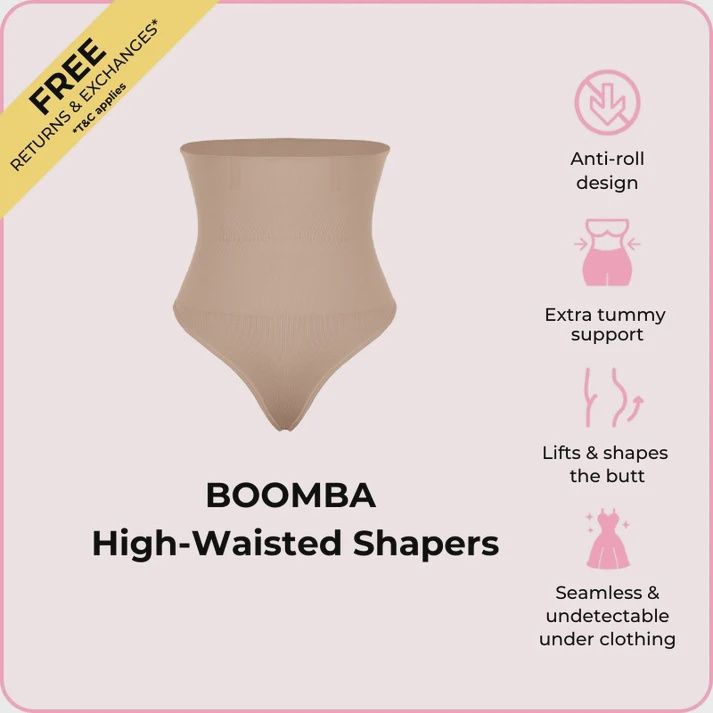 BOOMBA HIGH WAISTED THONG