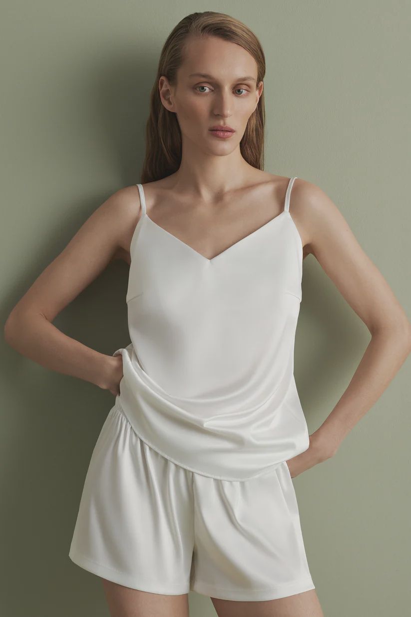 Satin Collection | Basic | Cami Shorts Set