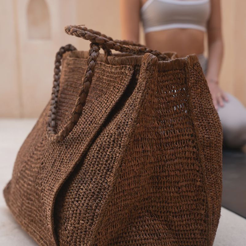 Raffia Beach Bag
