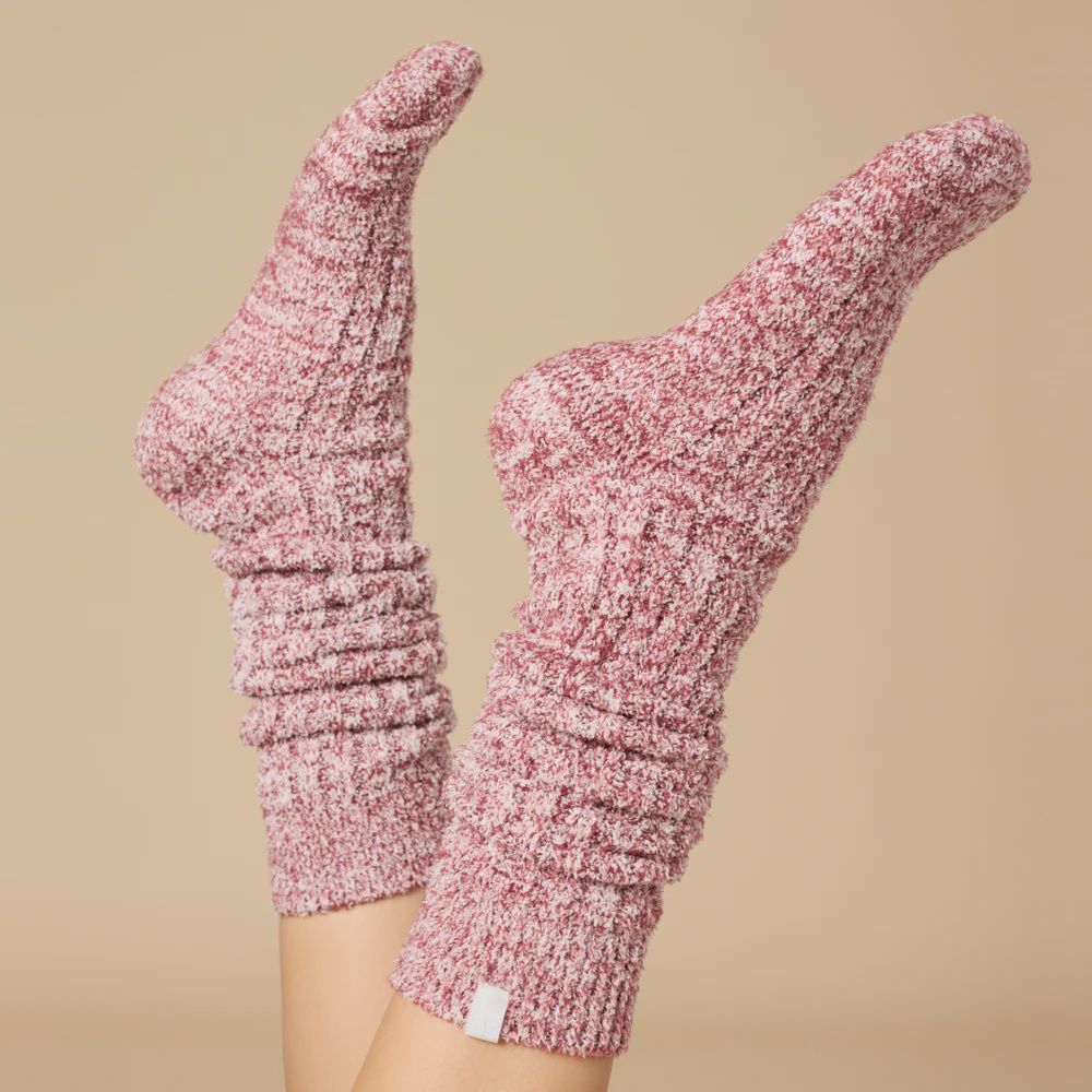 Slouchy Marshmallow Socks W/ Grippers