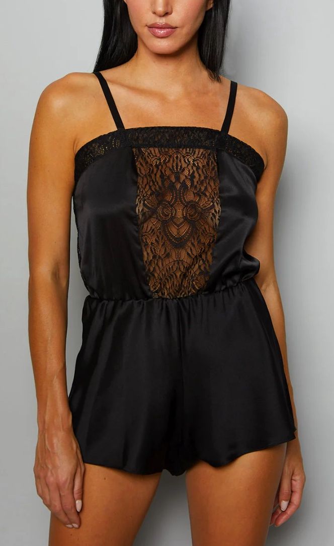 Cigarettes and Pantyhose Silk Romper