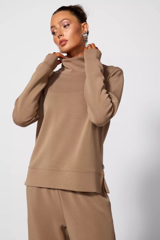 Dreamweave Mock Neck Sweatshirt
