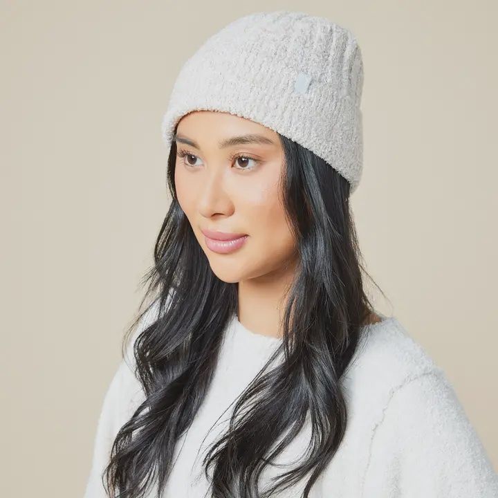 Chunky Rib  Marshmallow Beanie