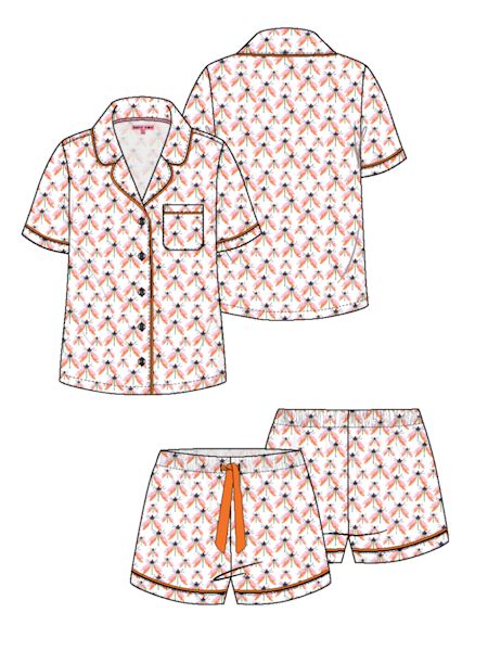 Dragonfly Pajama Set