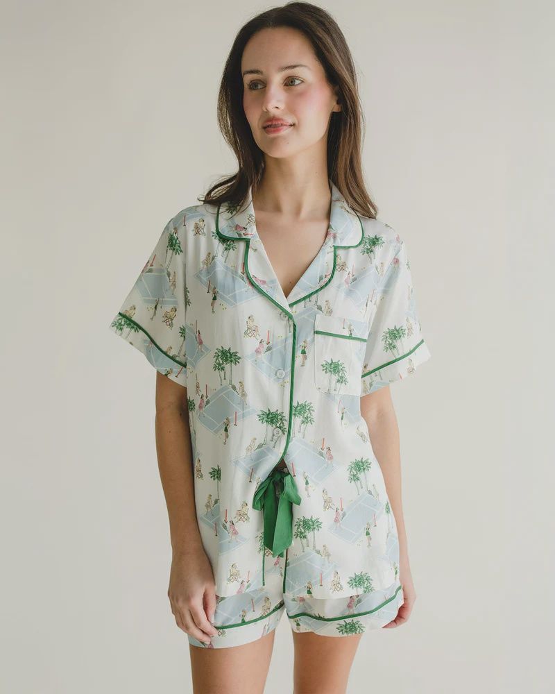 Tennis Courts Pajama Set