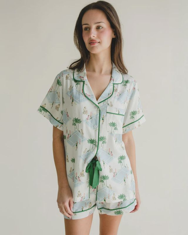 Tennis Courts Pajama Set
