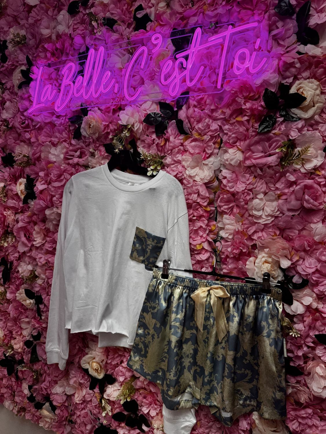 PAISLEY SLEEP TOP AND SHORTS