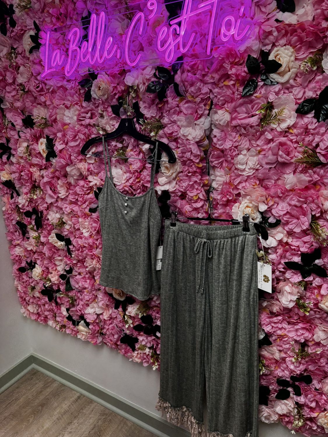 CAROLINE CROPPED PANT AND CAMI