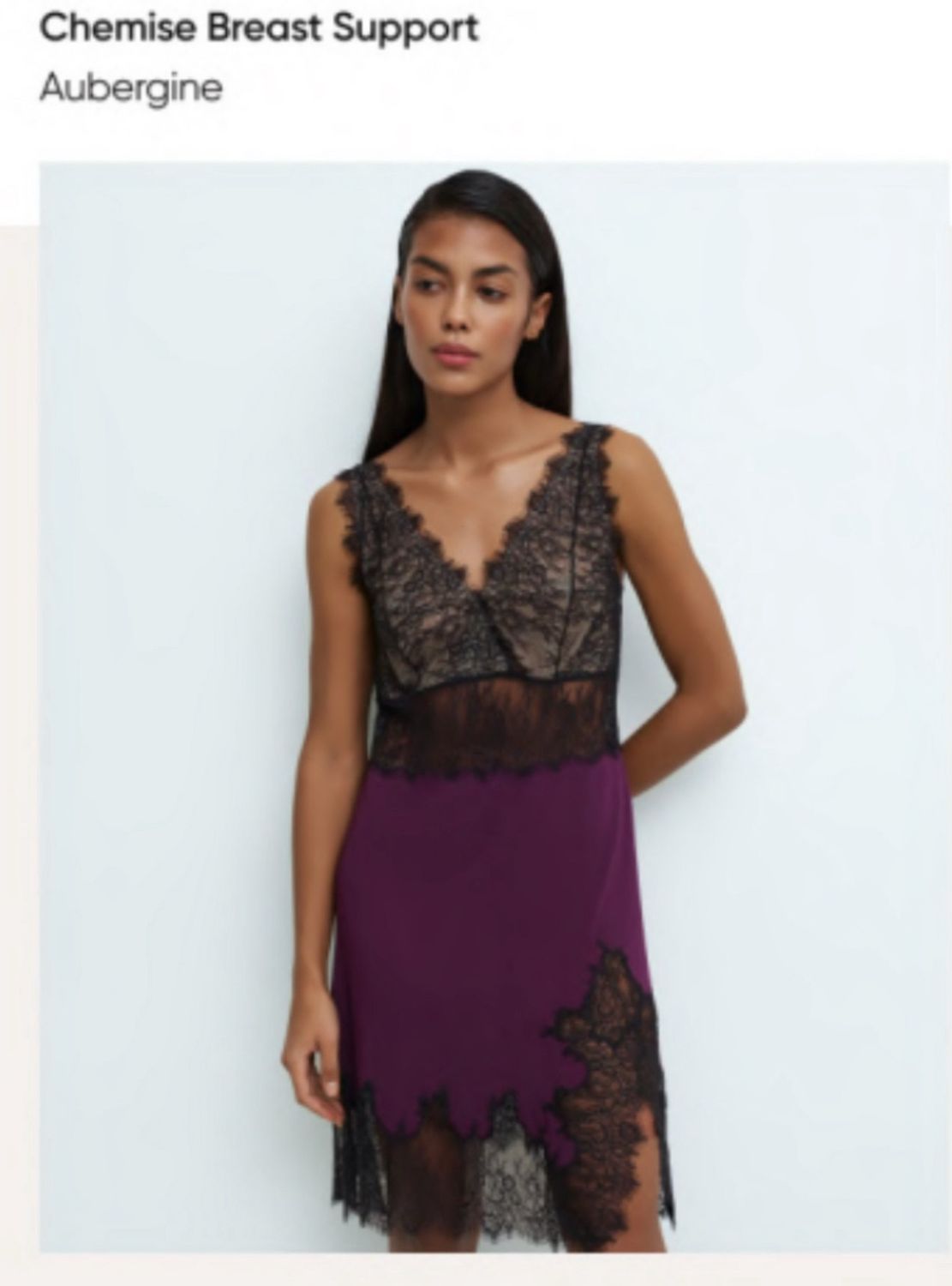 Chemise with Breast Support