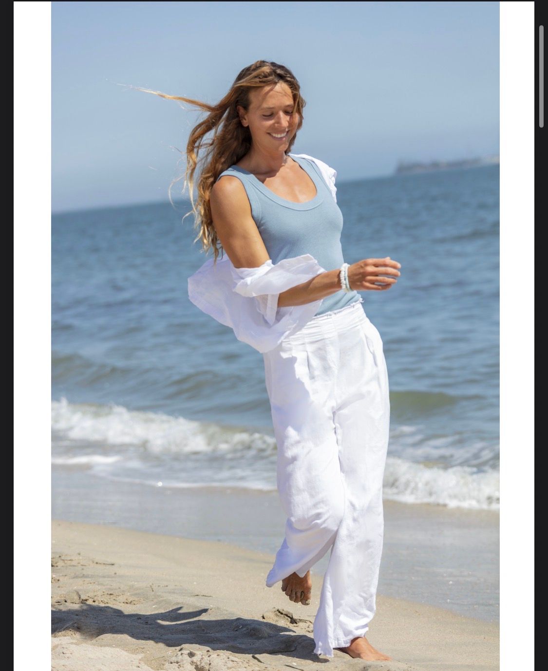 Linen Pleat Pants