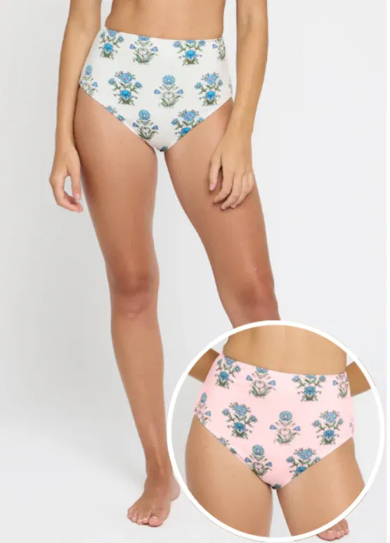 Vanessa Reversible High Hipster Bottom in Party on Prairie