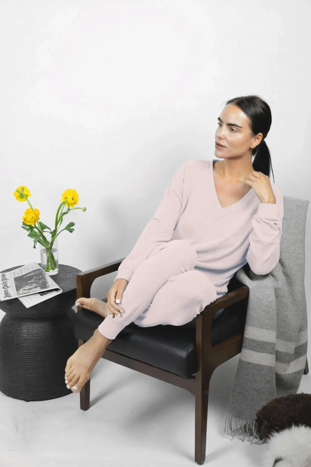 Cozy V Neck Top