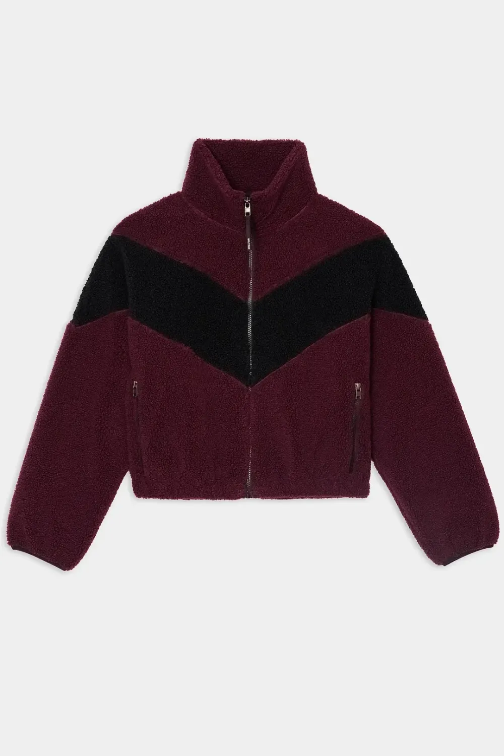Lottie Chevron Sherpa Full Zip Jacket