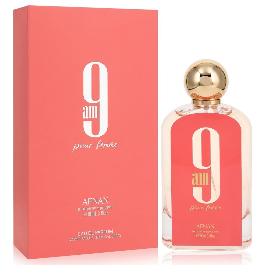 AFNAN 9AM EDP CORAL/PINK 3.4 floz