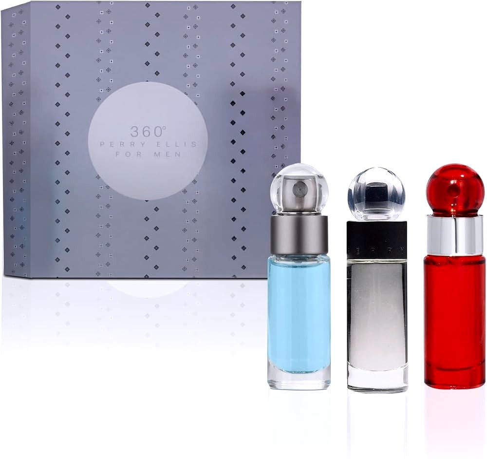 PERRY ELLIS 360 TRIO(M)3PC SET(3x1.0)1.0 floz EDT (Regular)(LI FREE),1.0 floz EDT (Red)(LI), 1.0 floz (Reserve)(LI)