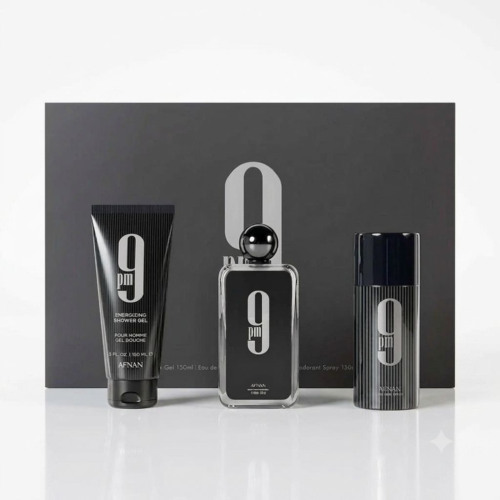 AFNAN 9PM 3 PCS SET HOMME 3.4 floz