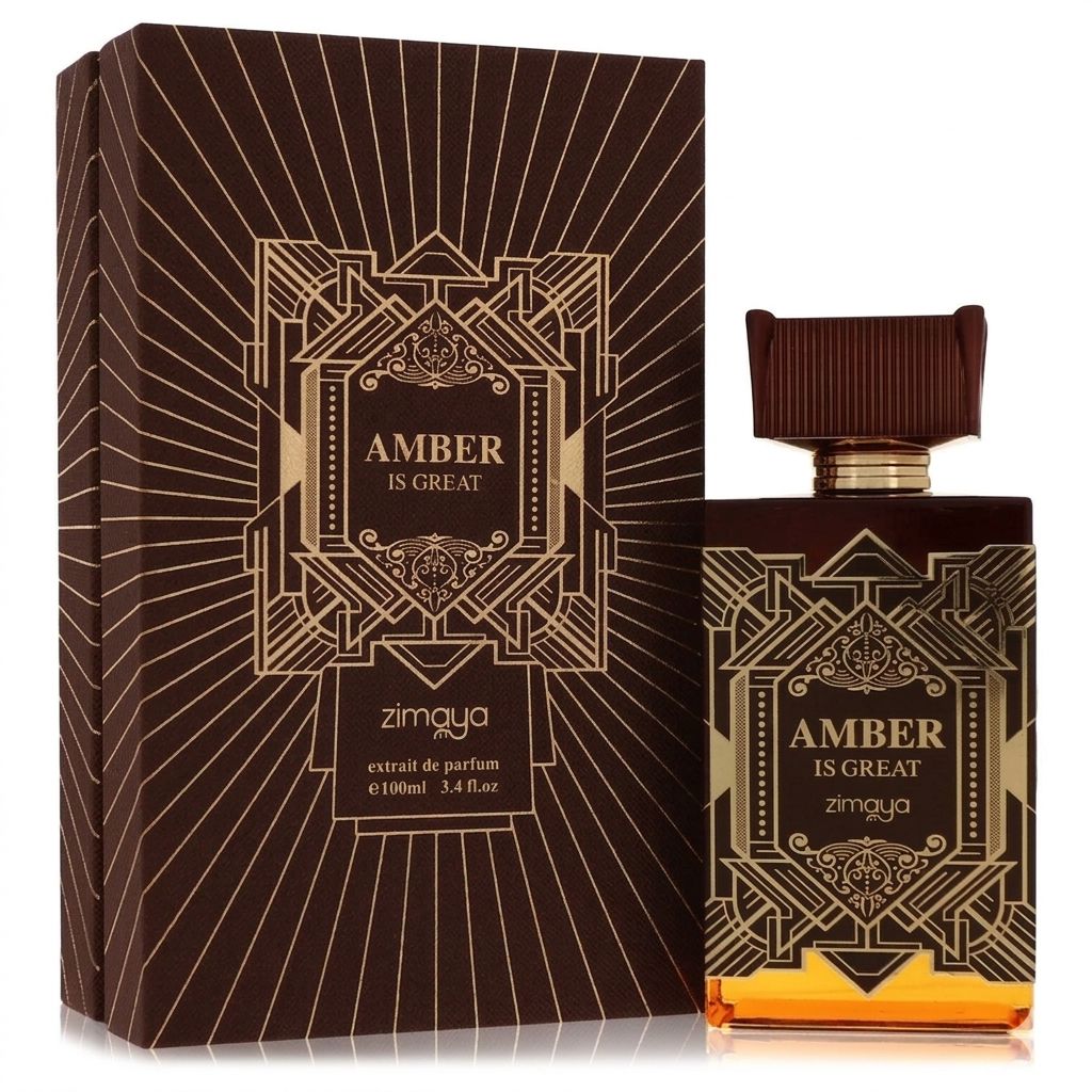 AFNAN ZIMAYA "AMBER IS GREAT"  EDP SPRAY 3.4 floz