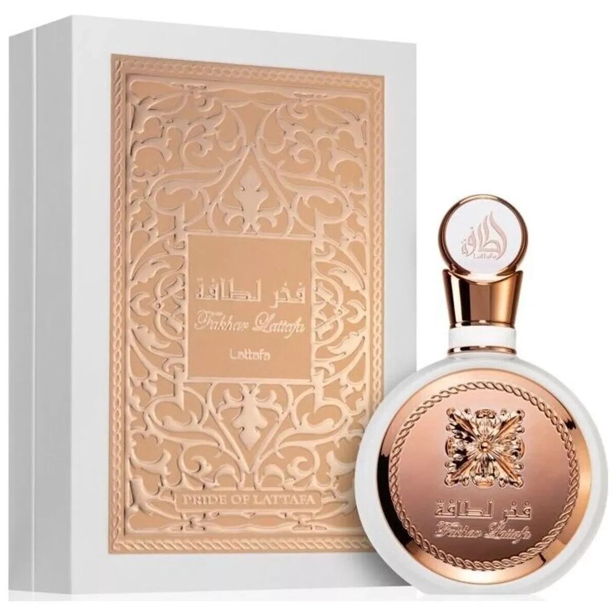 LATTAFA FAKHAR PRIDE OF LATTAFA WHITE  EDP 3.4 floz