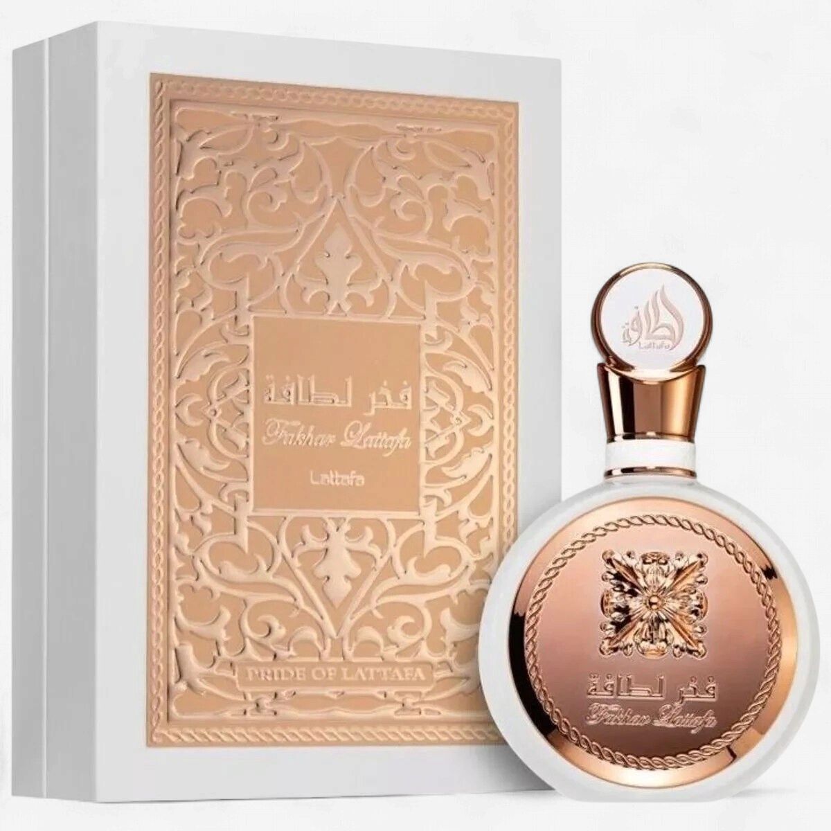 LATTAFA FAKHAR PRIDE OF LATTAFA WHITE  EDP 3.4 floz