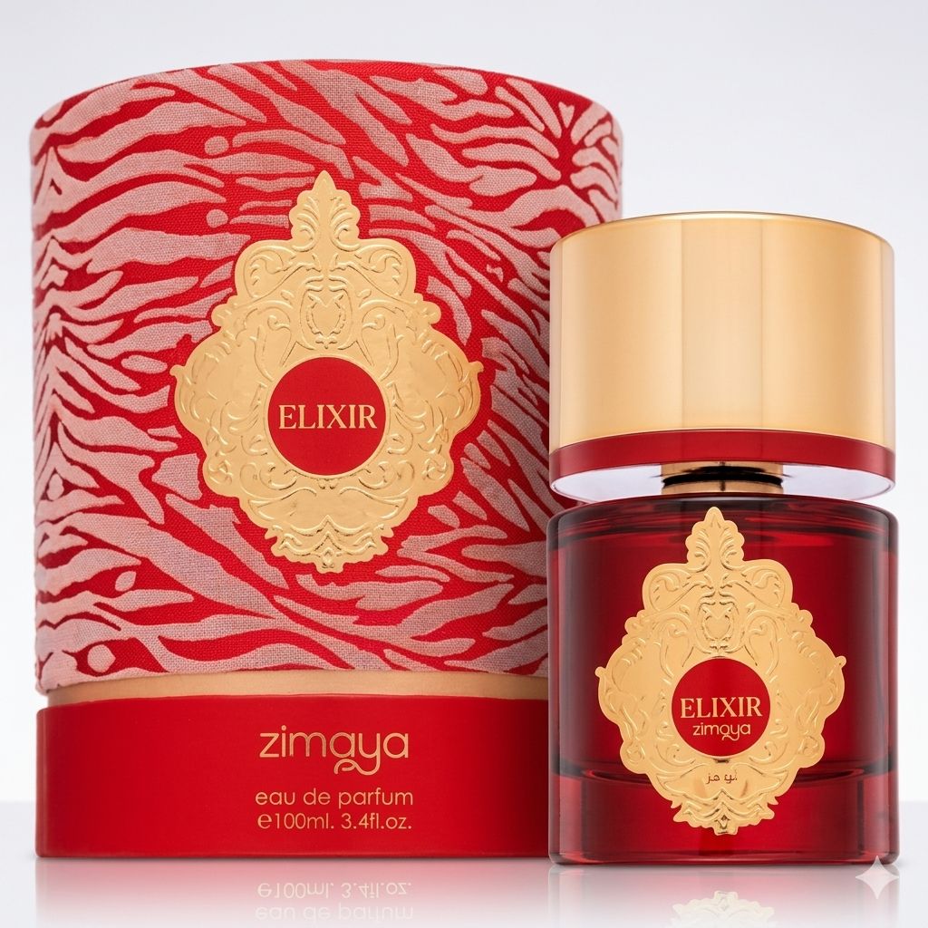 AFNAN ZIMAYA PRECIOUS COLLECTION "ELIXIR RED" EDP SPRAY NEW 3.4 floz